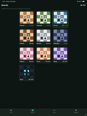 Tacticat: Daily Chess Puzzles iPad screenshot