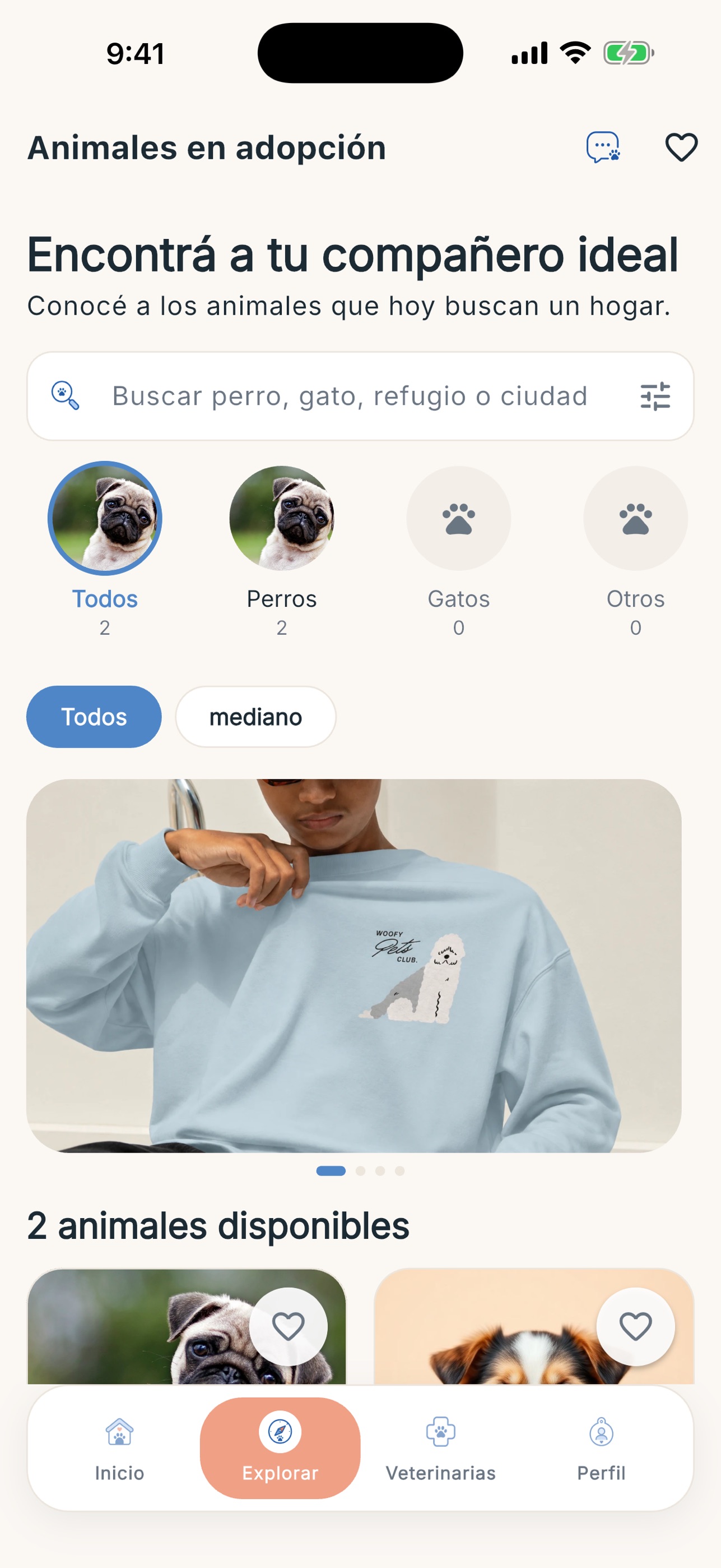 Screenshot 5 of Woofy: Adopta y Cuida Mascotas