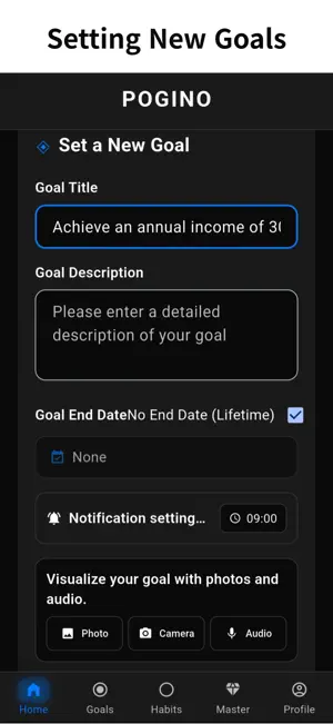 Pogino: AI life coaching app screenshot 3