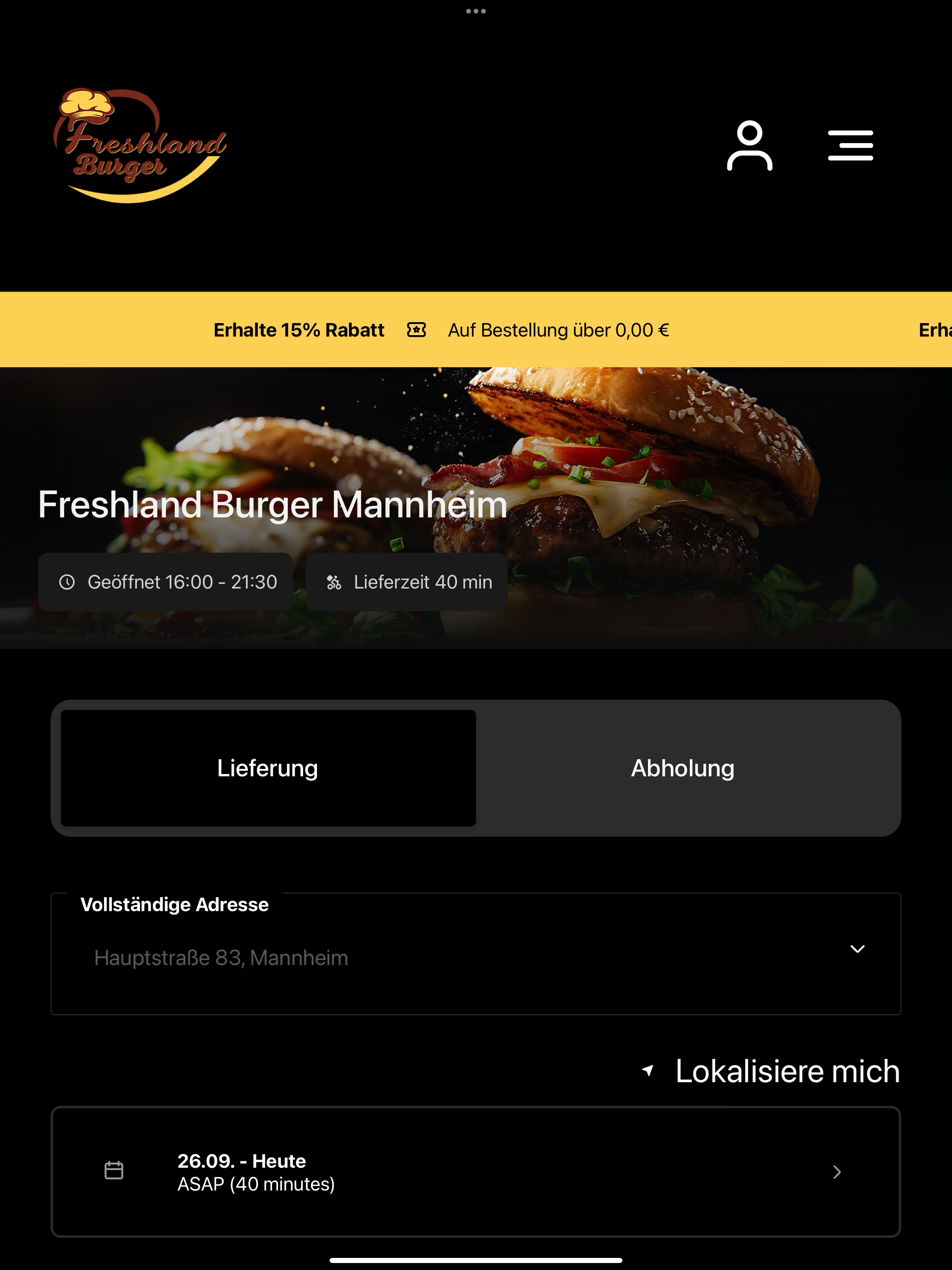Freshland Burger Mannheim