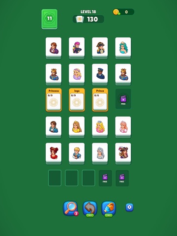 Solitaire Sort Word Puzzle iPad screenshot