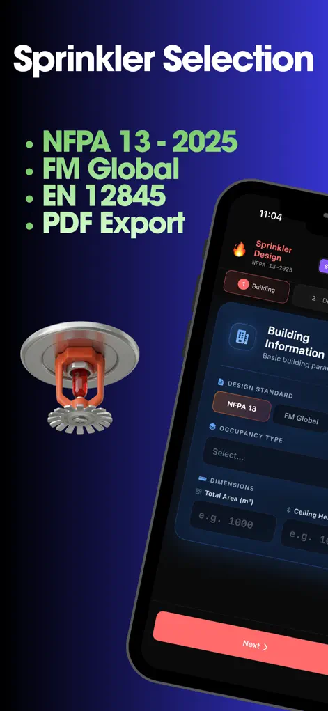 SprinkCalc - Fire Sprinkler - Utilities App | MWM