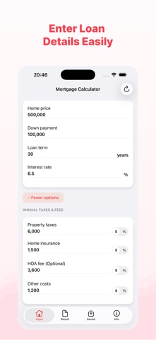Mortgage Calculator: Payment iPhone screenshot