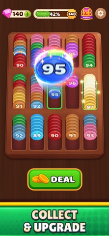 Coin Sort Merge Puzzle Screenshot 2 of 8