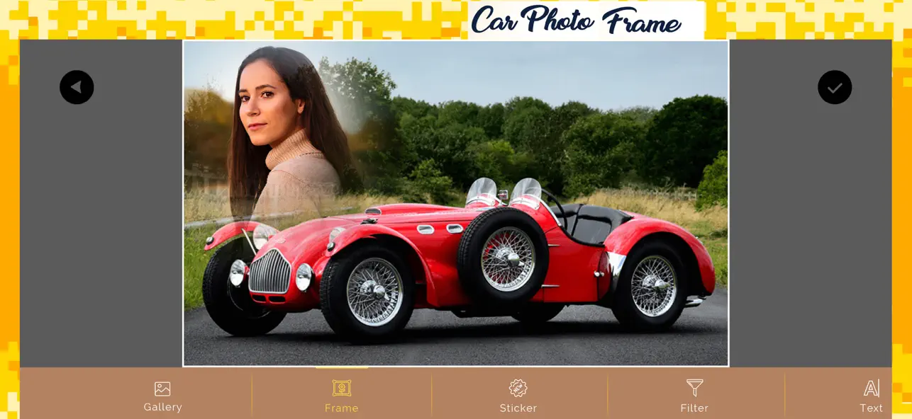 Screenshot #1 pour Car Photo Frame Cam - AutoGlam