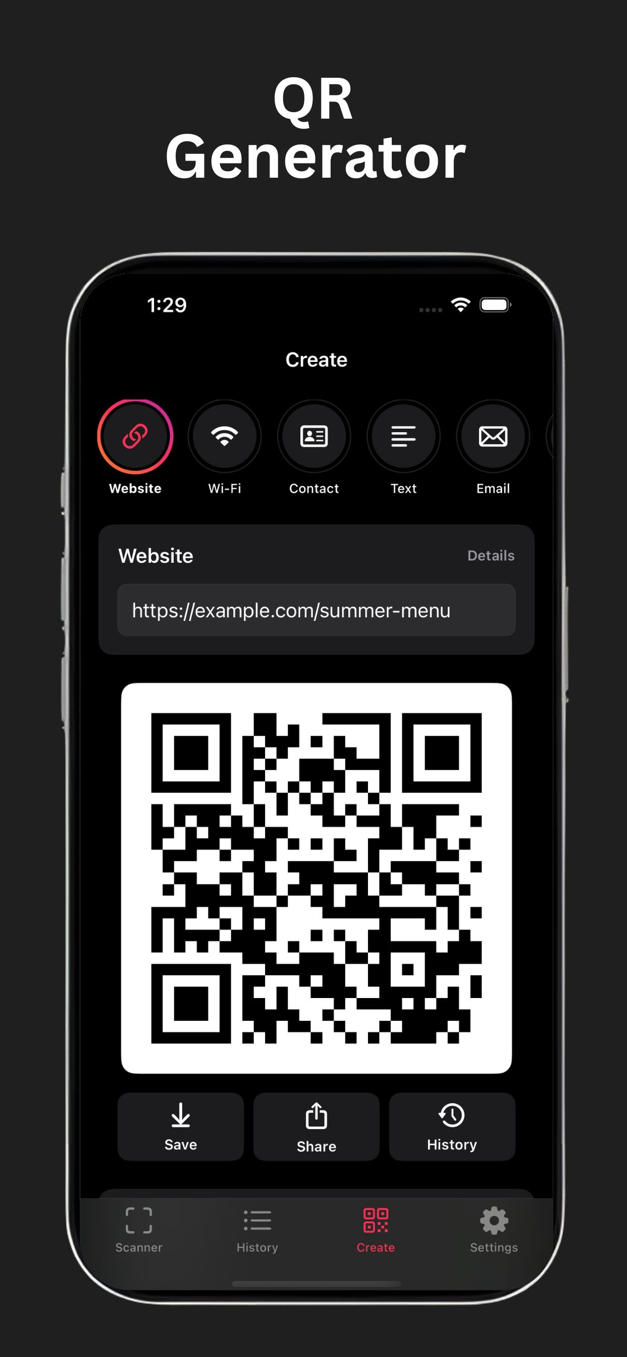Screenshot 3 of QR Code Reader ۬