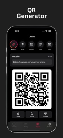 QR Code Reader ۬ iPhone screenshot