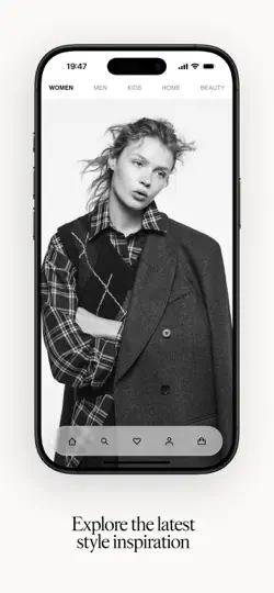 Captura de pantalla de H&M en iPhone 2