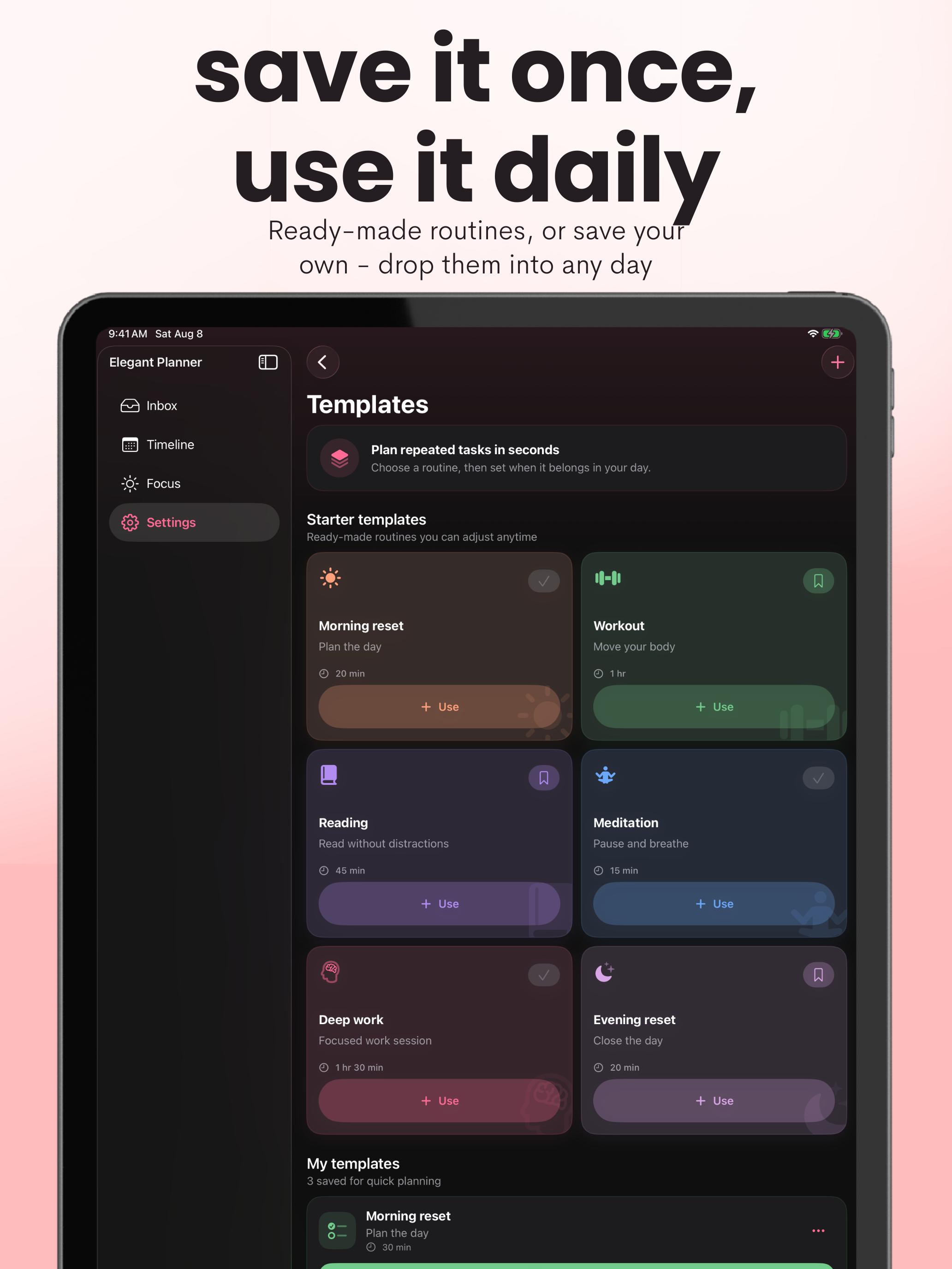 Elegant Planner: Day Planner screenshot 17