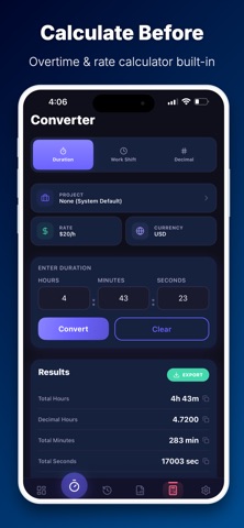 WorkTrak: Freelance Hours Log Screenshot 5 of 8
