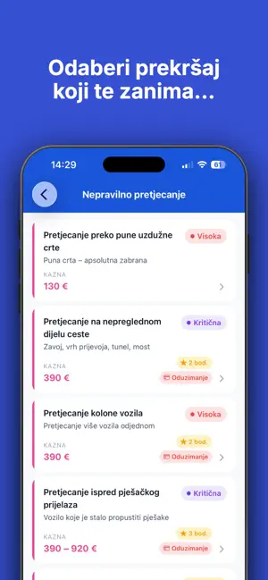 Prometne kazne screenshot 4