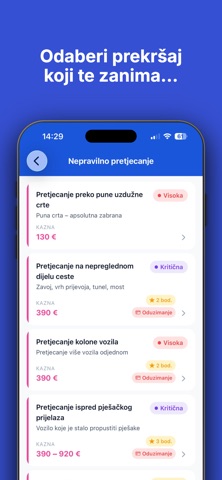 Prometne kazne screenshot