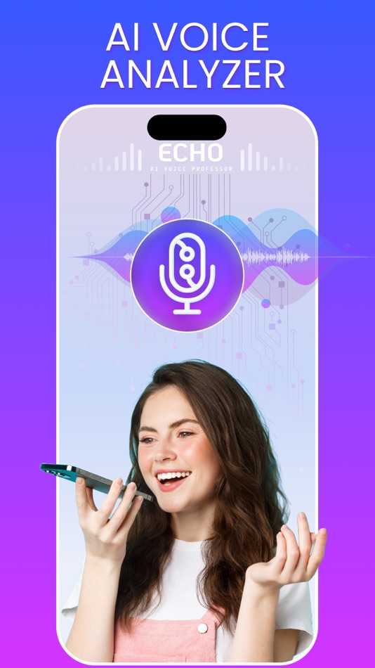 #1. Echo ai: Voice Analyzer, Clone (iOS) 由: TANOS YAZILIM VE BILISIM HIZMETLERI SANAYI VE TICARET LIMITED SIRKETI