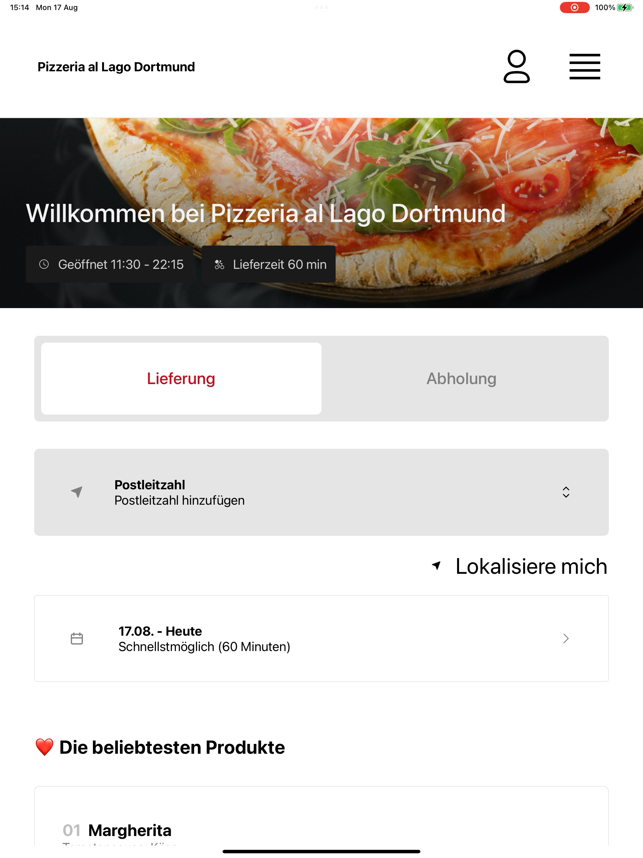 Pizzeria al Lago Dortmund screenshot 11