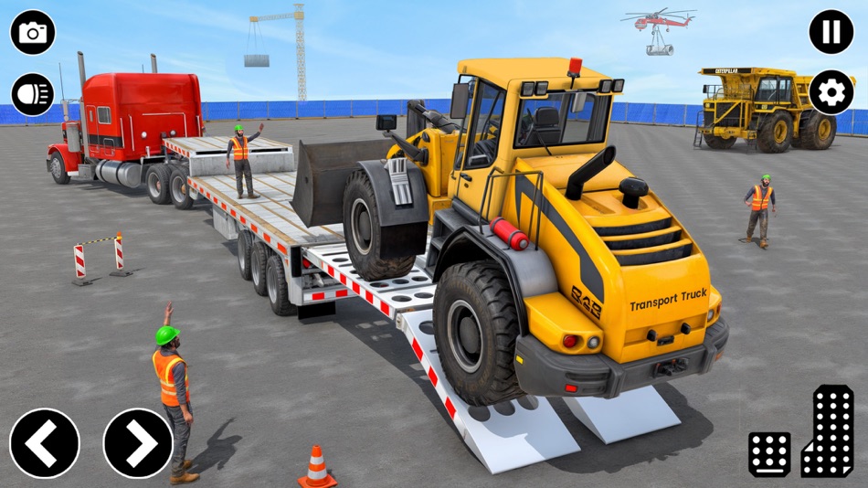 #6. Heavy Machines Transporter Sim (iOS) Podle: Najam ul Hassan