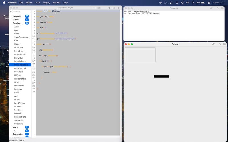 WrenIDE app screenshot