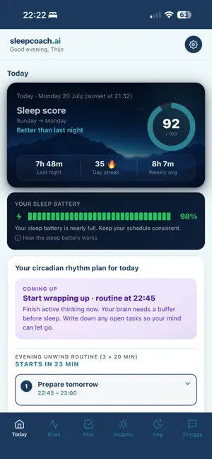 Sleepcoach.ai screenshot 1
