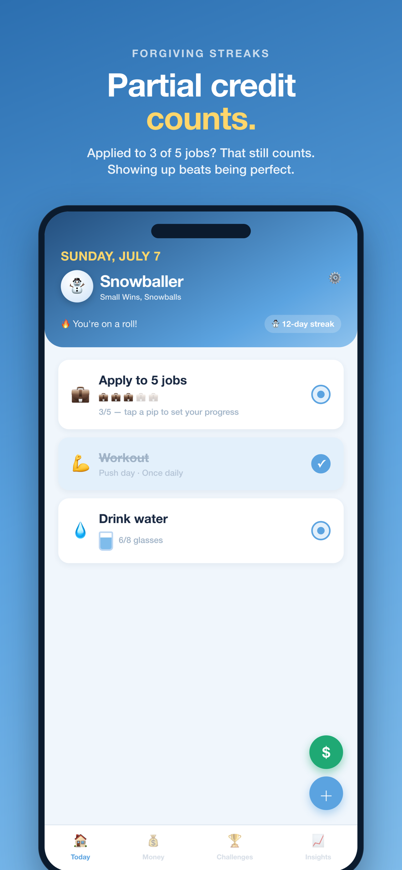 Snowballer: Habits & Money screenshot 4