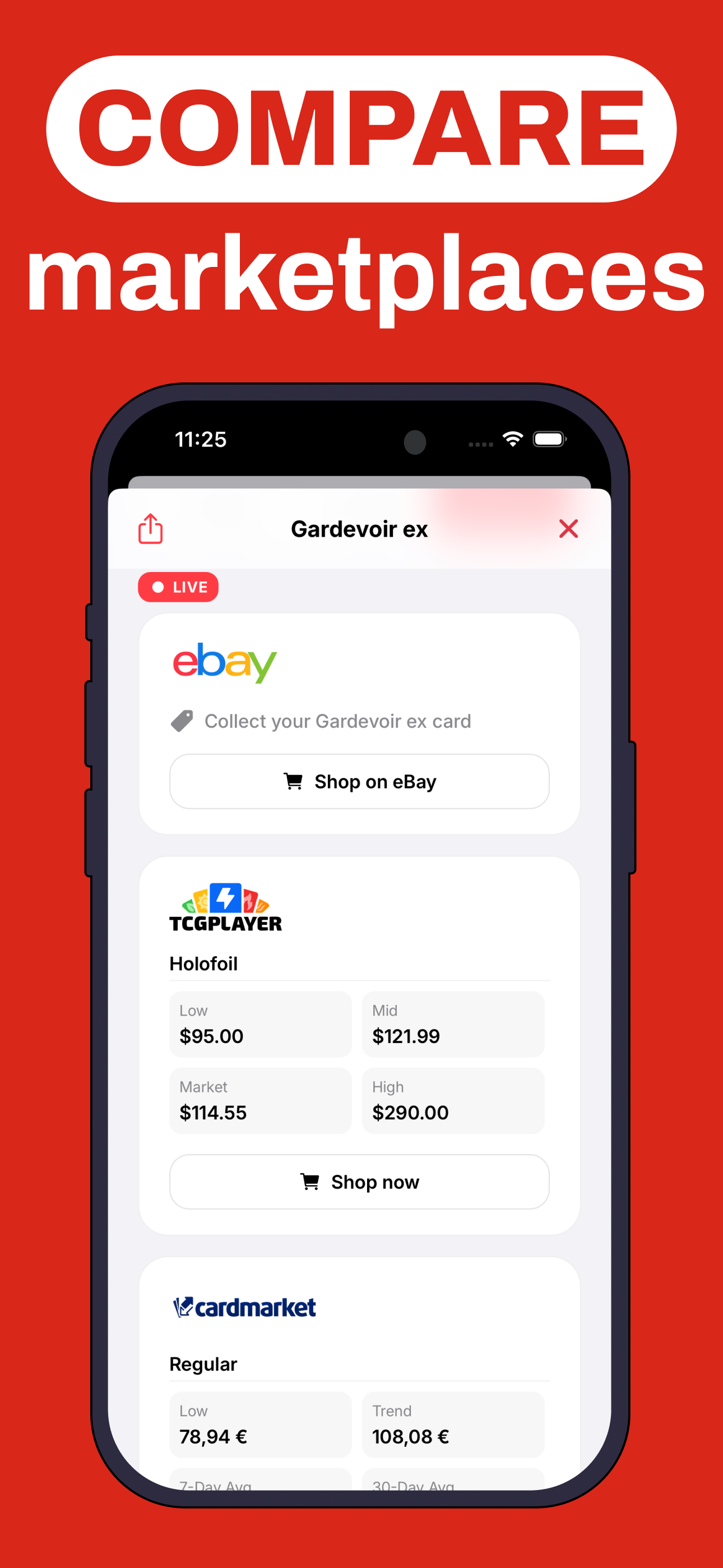 Cardex: TCG Card Value Scanner