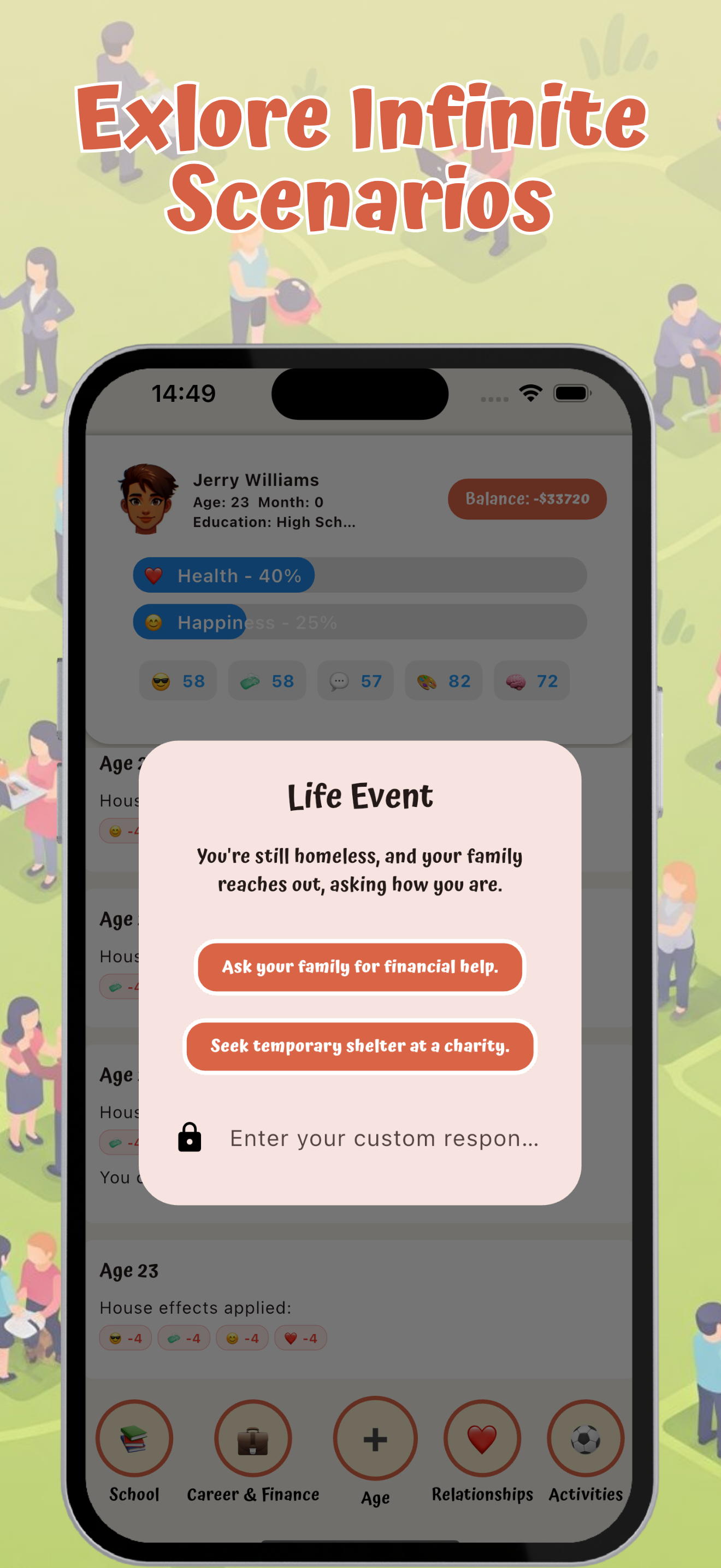 Infinite Life Simulation