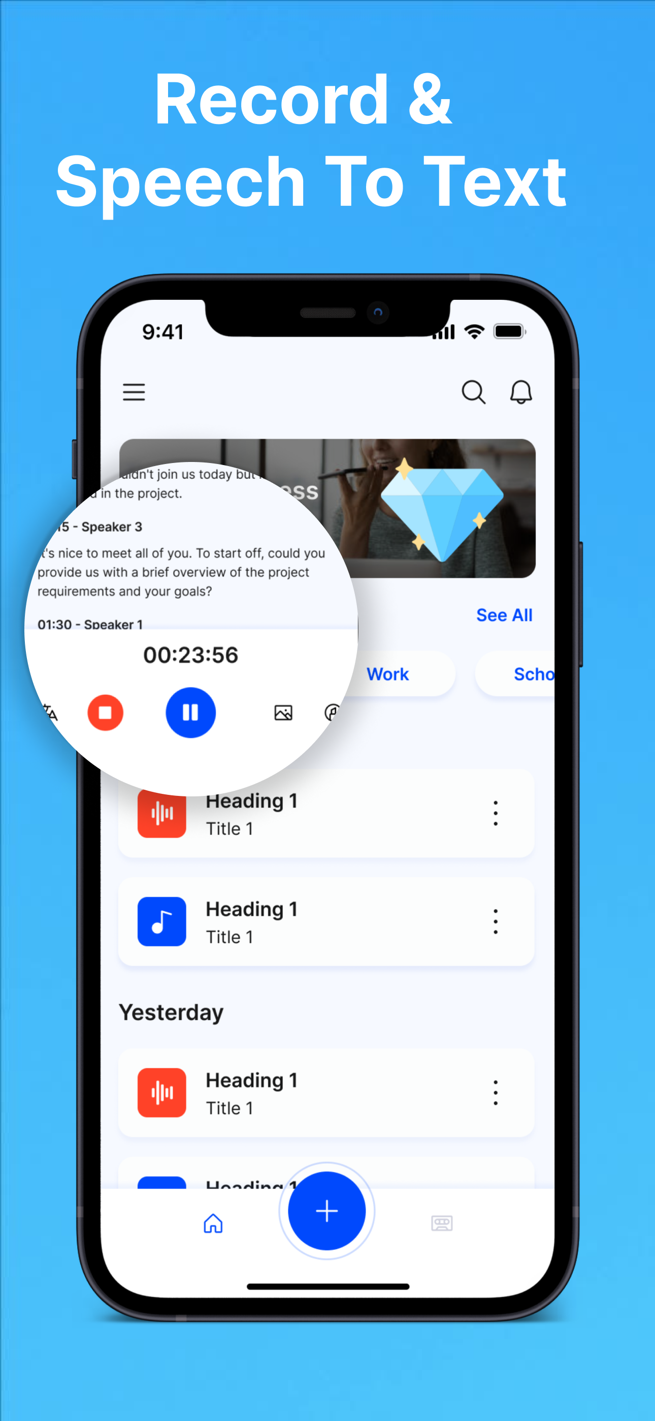 AI Transcribe : Audio to Text
