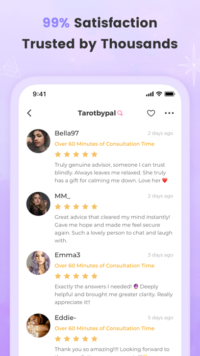 Salvia - Tarot & Psychics Screenshot