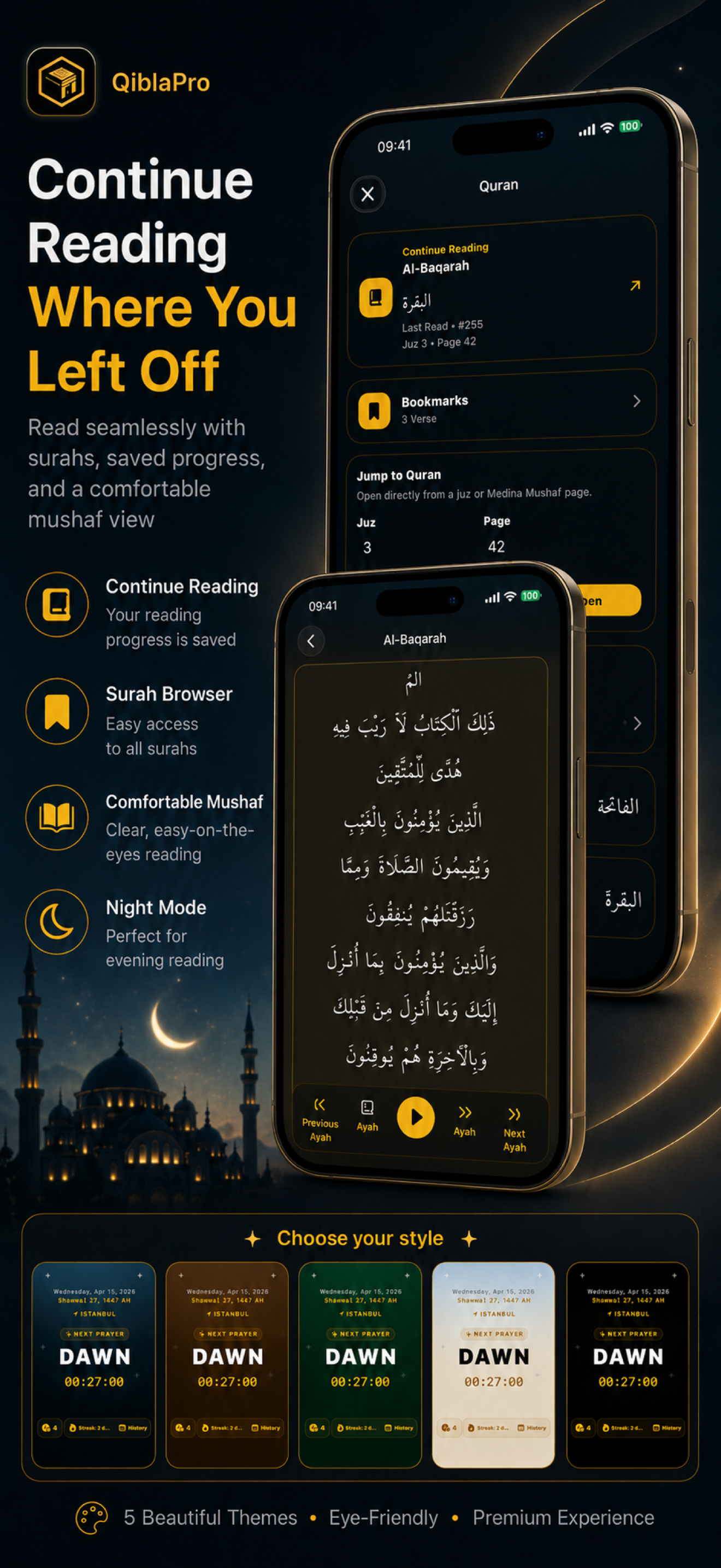 QiblaPro: Prayer & Quran screenshot 4