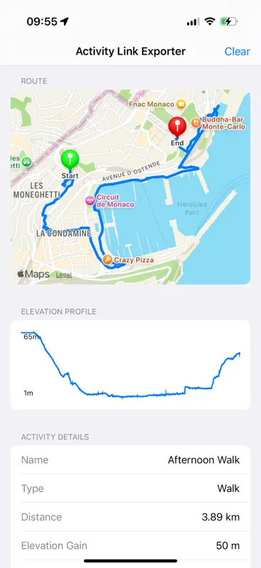 Data Export for Strava screenshot 3 of 3