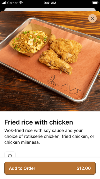 Ave by Divino iPhone screenshot 4 - Food & Drink app