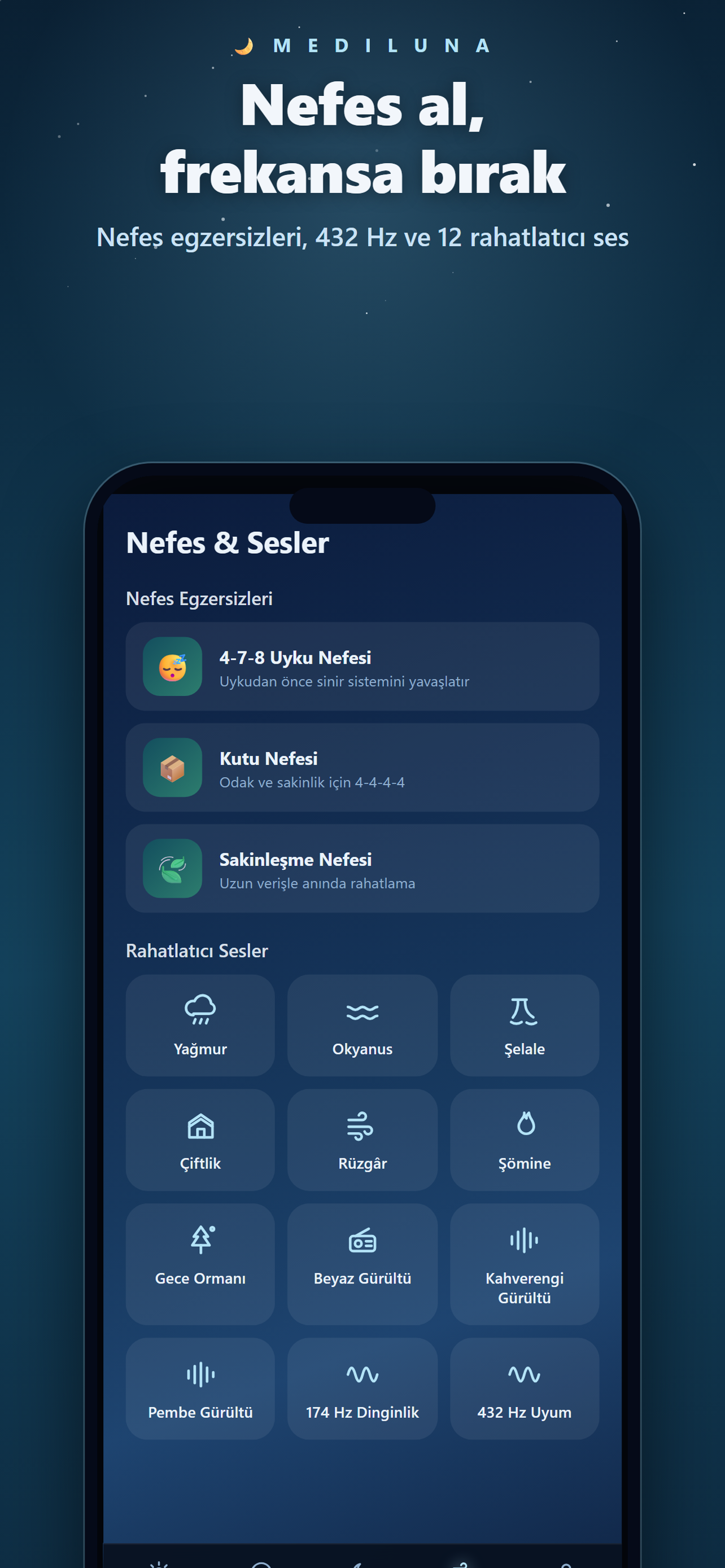 MediLuna: Uyku & Meditasyon screenshot 5