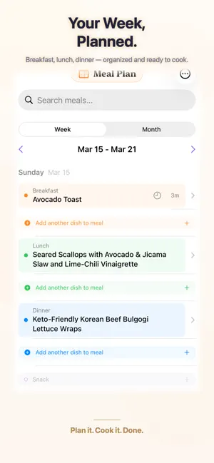MealCart: Meal Planner & List screenshot 2