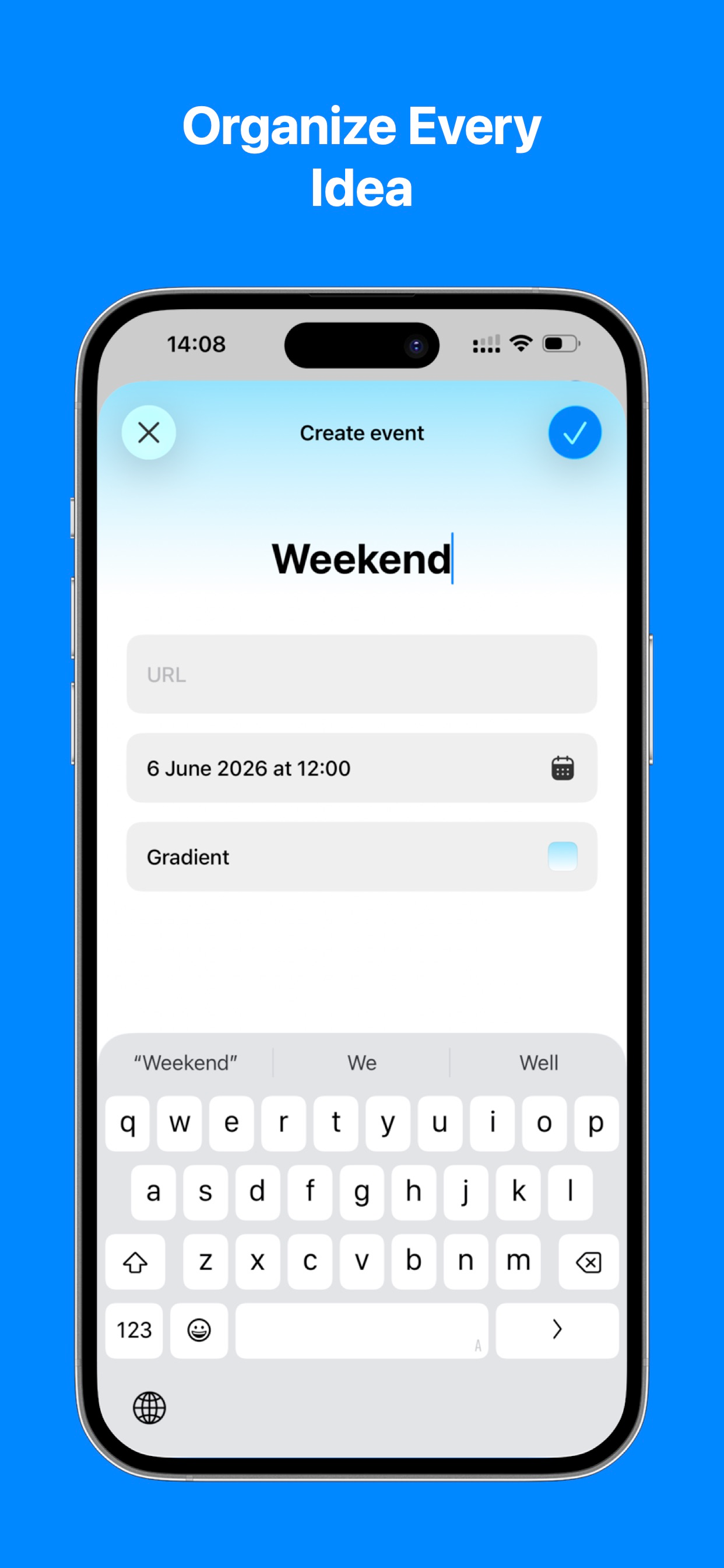Weekendly - Event Planner screenshot 2