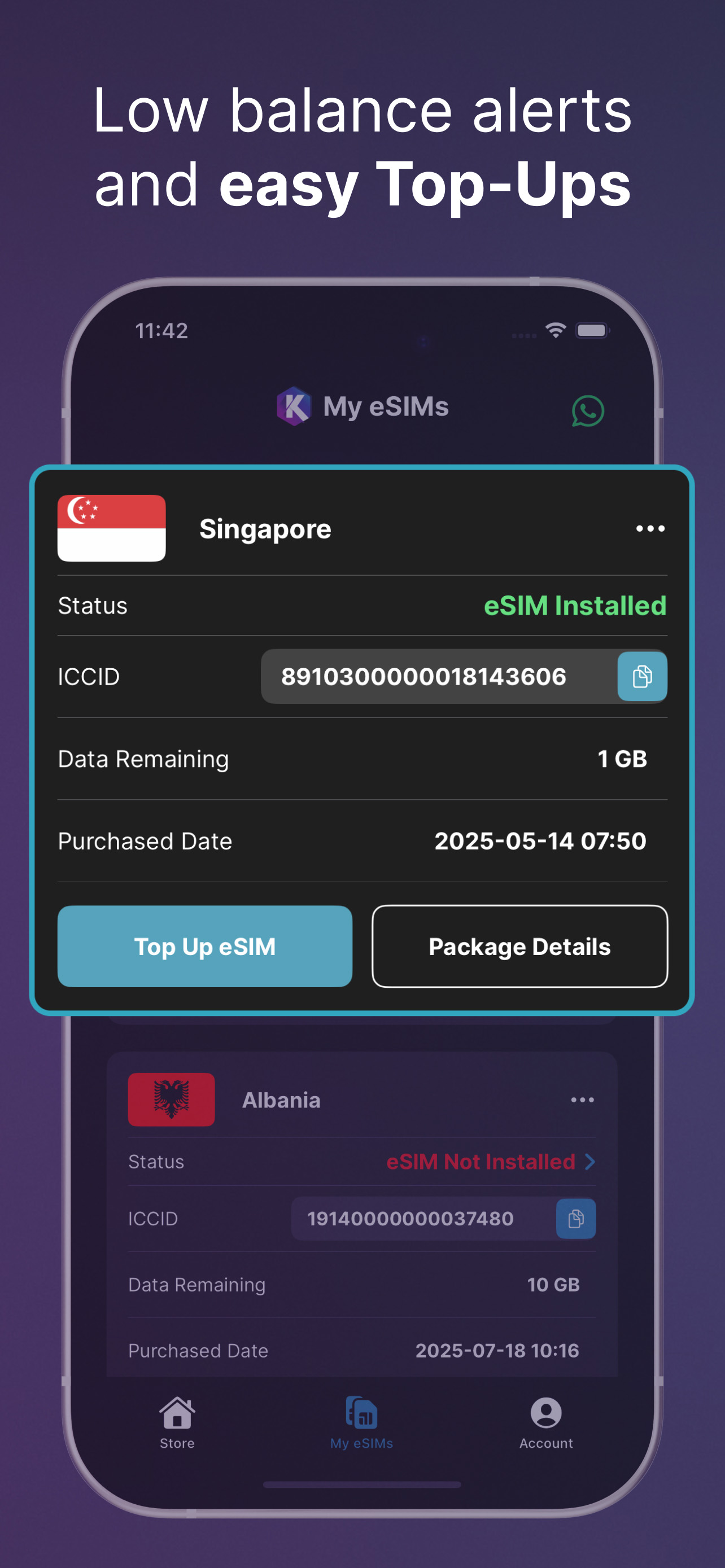 KnowRoaming Travel eSIMs