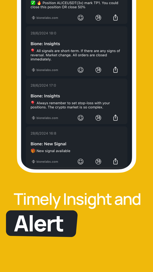 #7. Bione: AI Bitcoin Signal (iOS) 由: Phuoc Thanh Cao