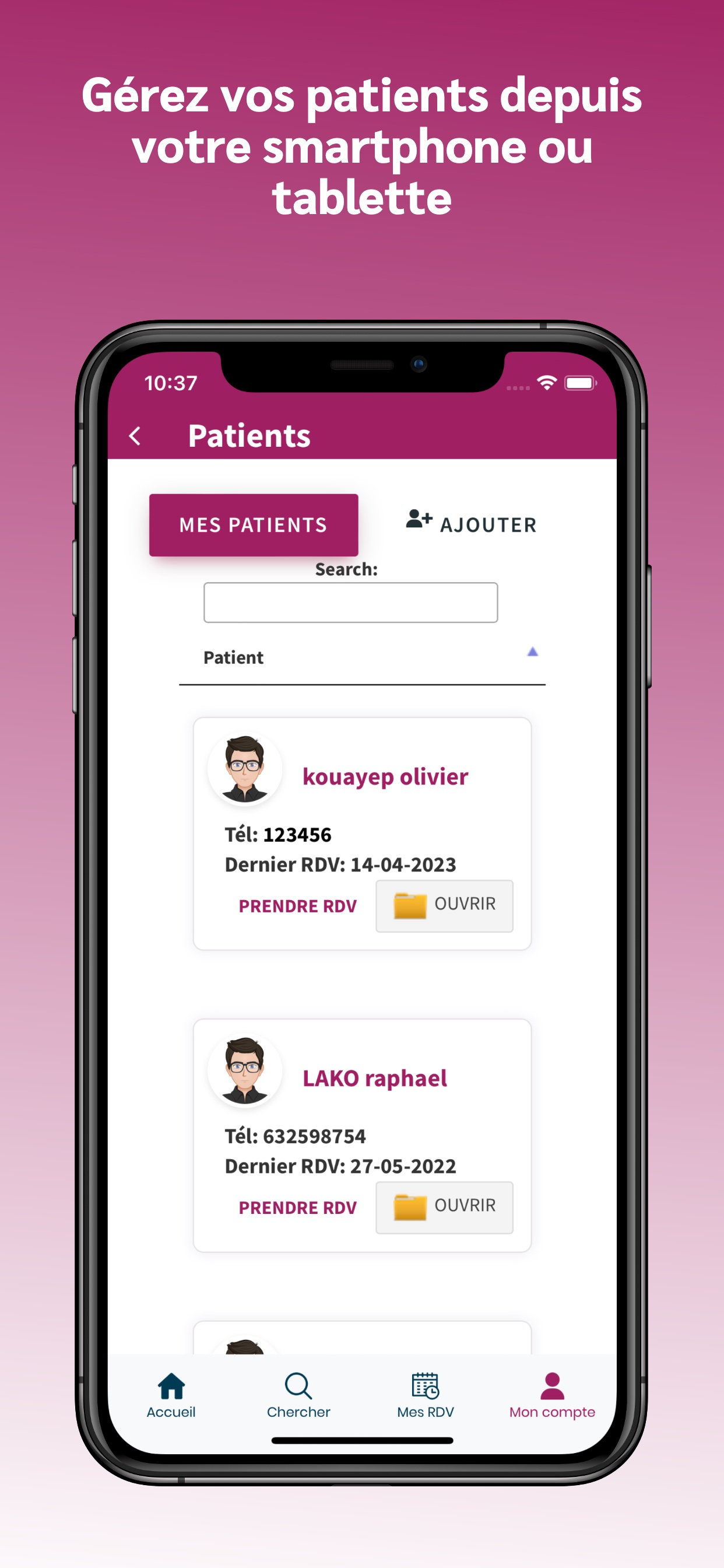 MONDOCTEUR237 app screenshot 8