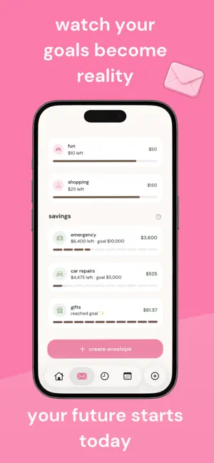 chestnut: envelope budgeting iPhone screenshot 3