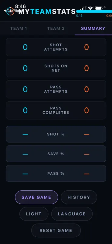 MyTeamStats screenshot 5 of 8