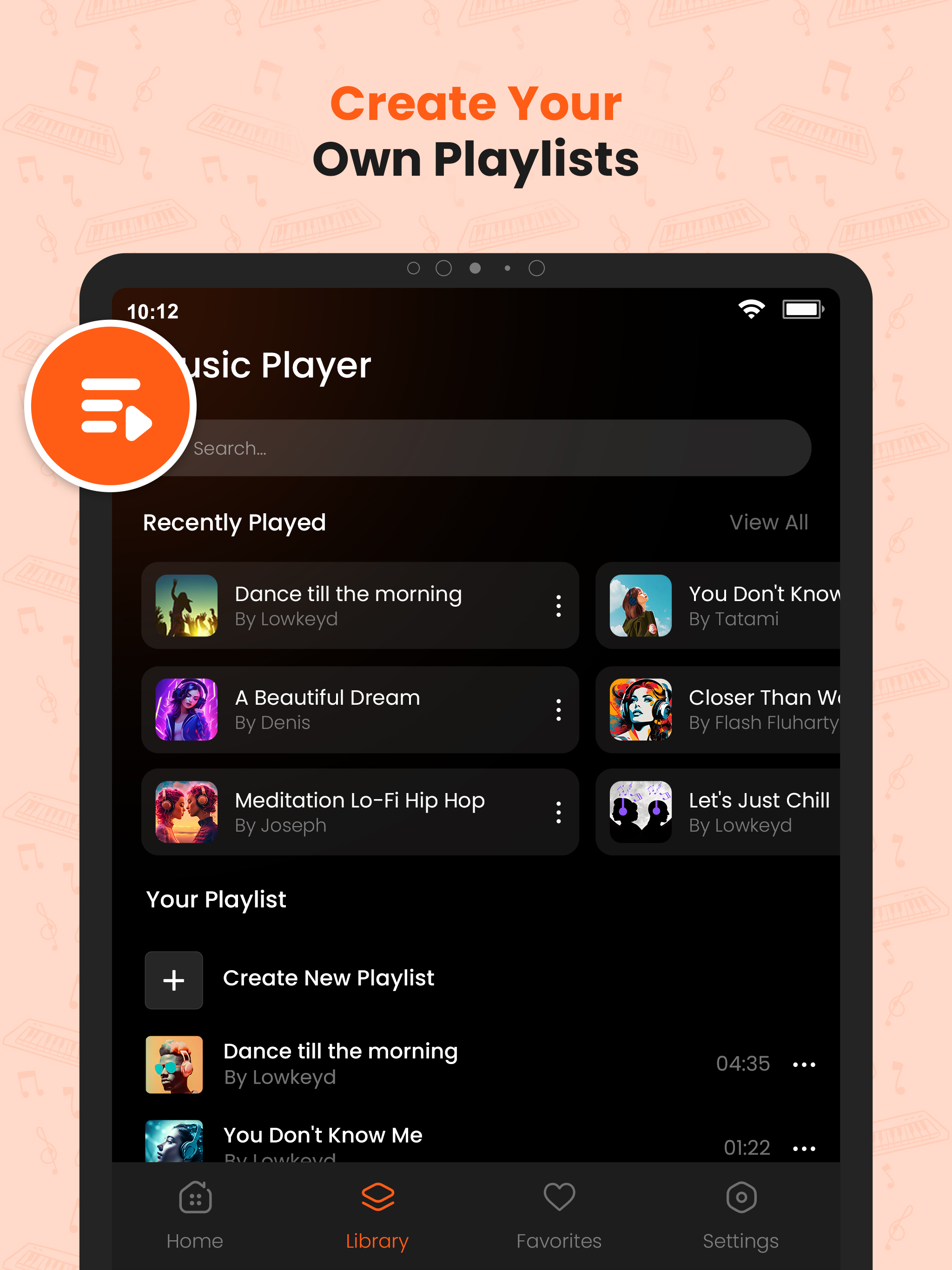Music Player : Songs, Videos