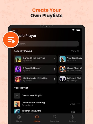 Music Player : Songs, Videos iPad screenshot