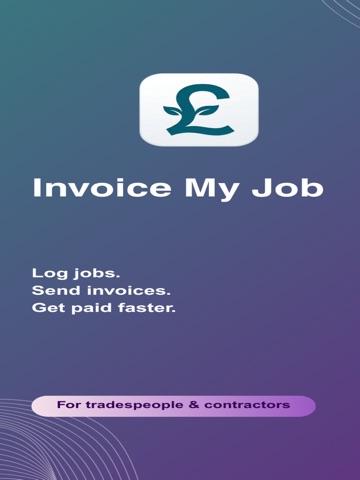 Invoice My Job iPad screenshot