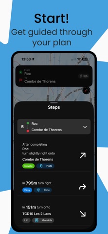 Ridge: Ski Route Planner screenshot