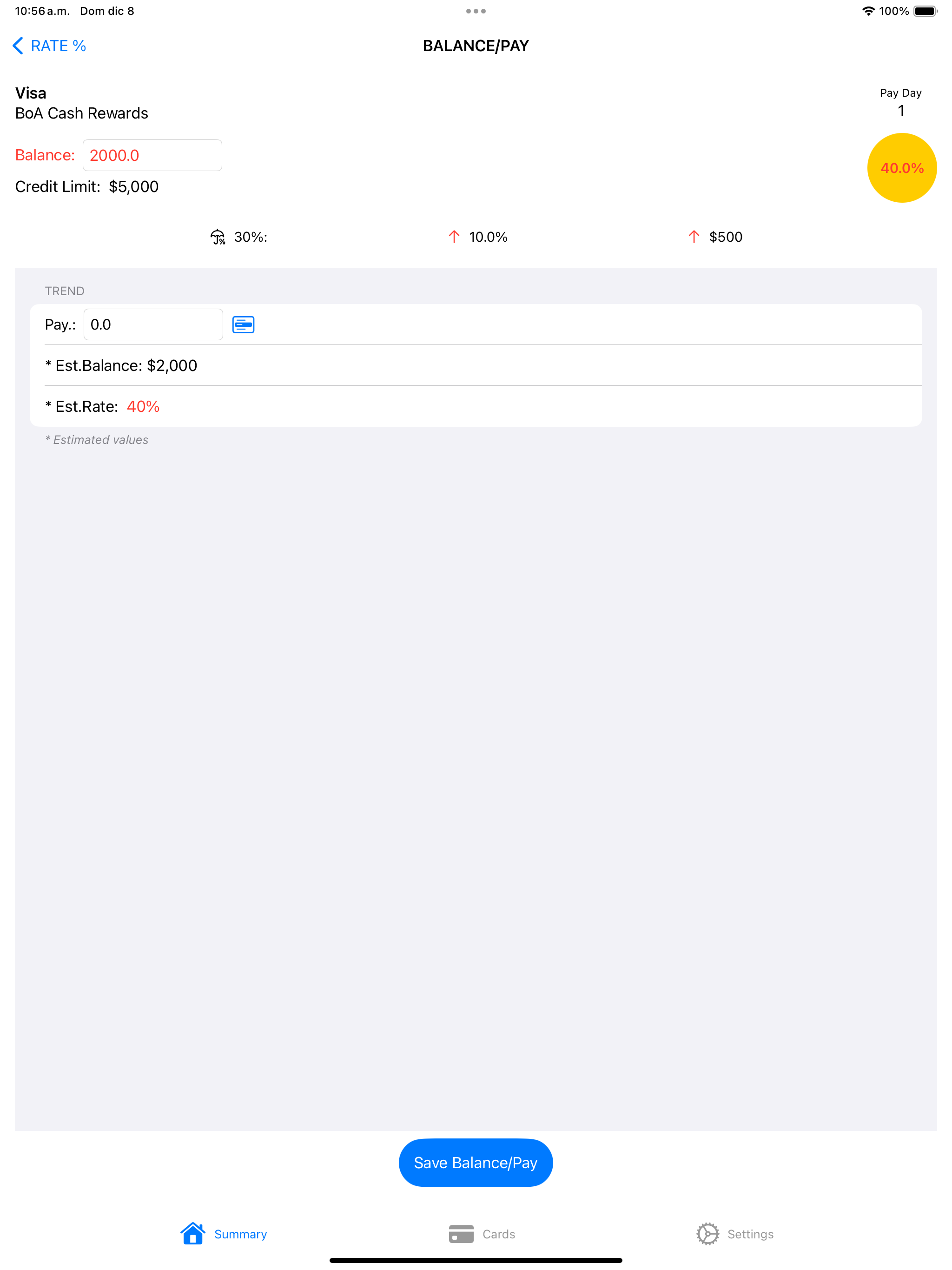 CreditC Rate