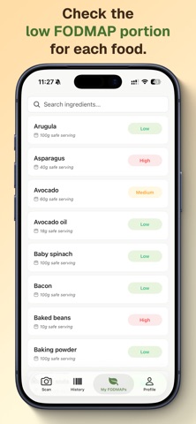 Belly Buddy: FODMAP scanner Screenshot 4 of 5