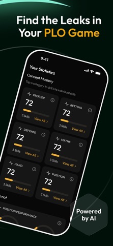 Runout PLO Trainer - Poker Ed iPhone screenshot