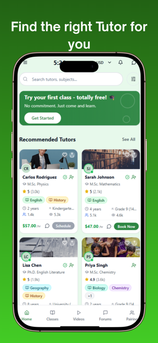 TutorHail: Social learning App Screenshot 2 of 5