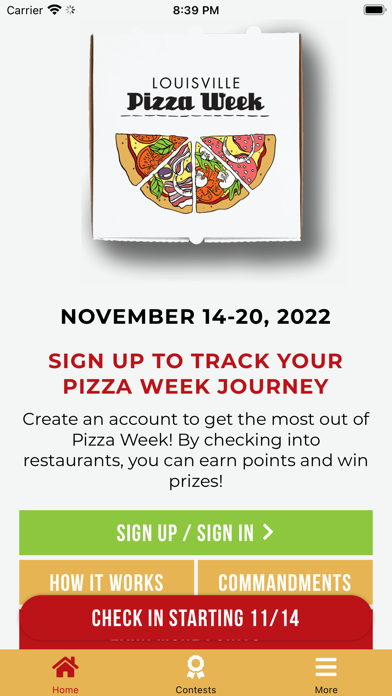 Louisville Pizza Week Screenshot