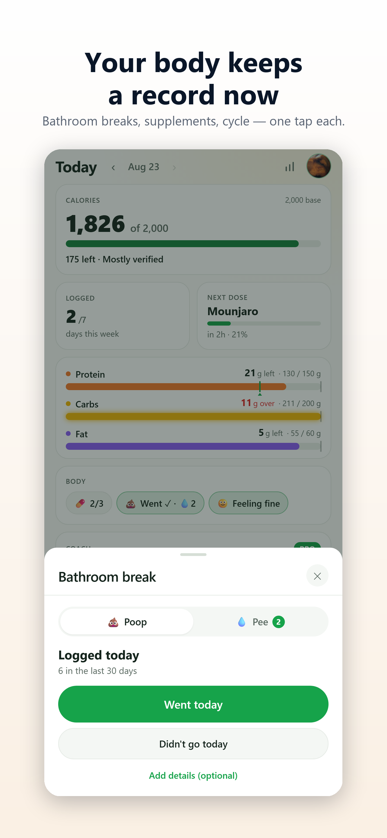Macroline: Calorie Tracker screenshot 3