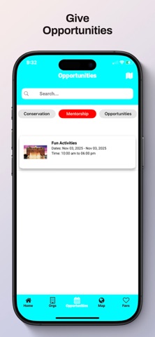 GIVE Foundation iPhone screenshot