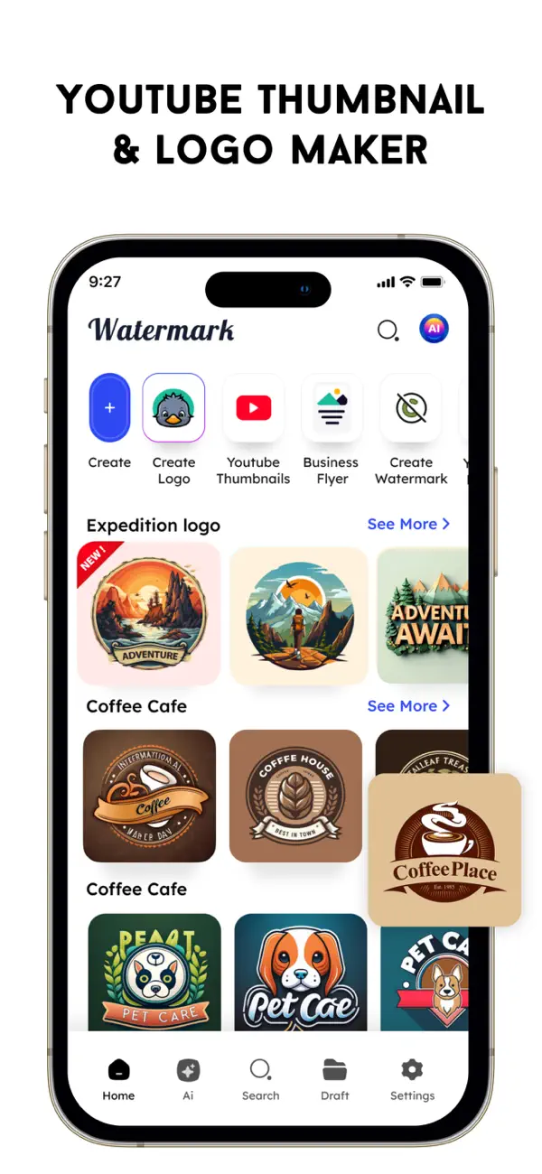 #4. Logo Maker & Generator (iOS) Przez: Protools LLP