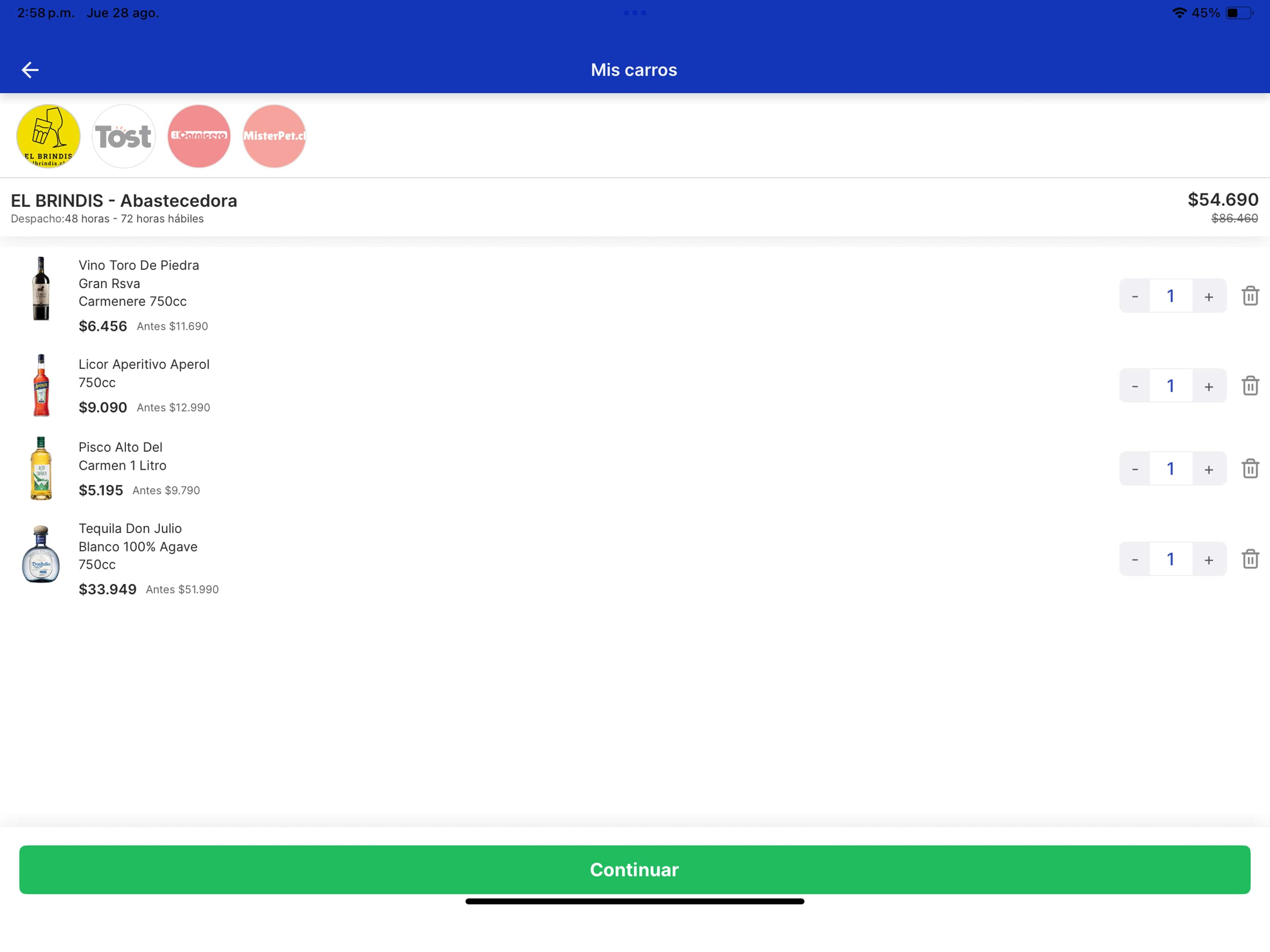 EatTouch screenshot 15